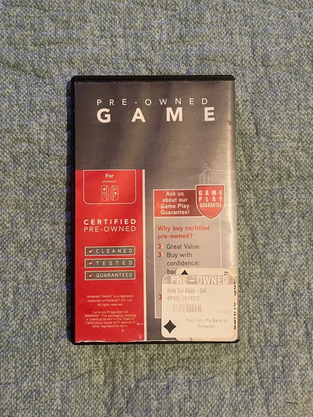Kirby Star Allies Nintendo Switch (No Original Case)
